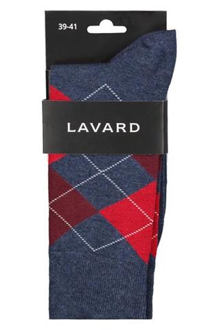 Granatowe skarpety w romby 76034 - 343591