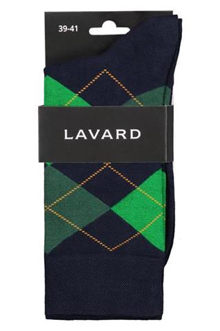 Granatowe skarpety w romby 76036 - 343651