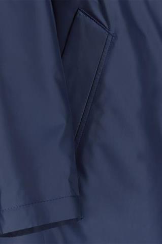 Granatowy płaszcz męski maxi 24525 - 344481