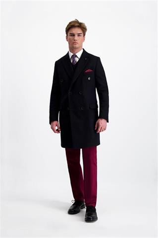 Elegancki płaszcz granatowy 29840 - 346891