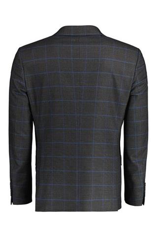 Grafitowy garnitur w kratę 35288 - 350191
