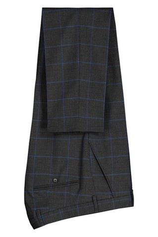 Grafitowy garnitur w kratę 35288 - 350211