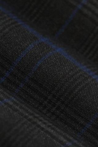 Grafitowy garnitur w kratę 35288 - 350221