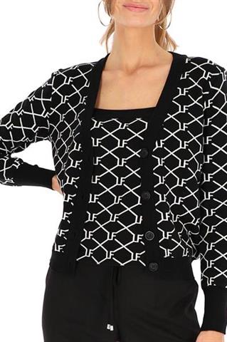 Czarny kardigan damski 58592 - 351501