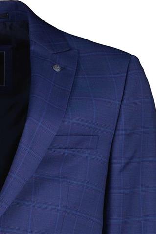 Wełniany garnitur w kratę 35256 - 352231