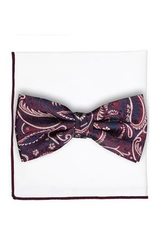 Granatowa mucha we wzory 57446 - 353021