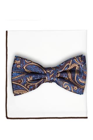 Granatowa mucha we wzory 57447 - 353041