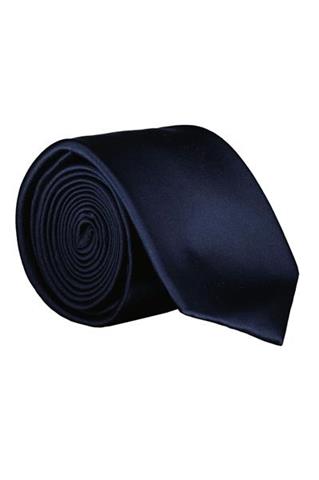 Granatowy krawat męski 57470 - 353731