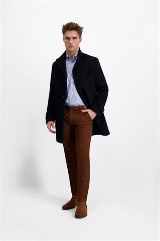 Granatowy płaszcz męski 29828 - 354761