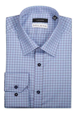 Niebieska koszula w kratę 93274 - 355281