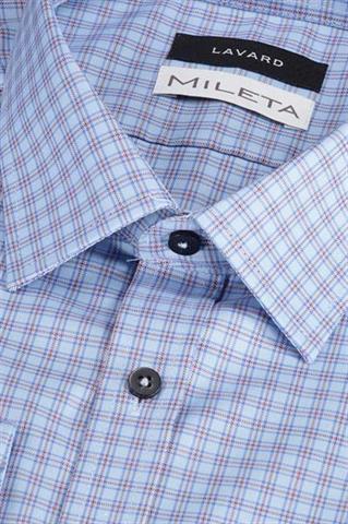 Niebieska koszula w kratę 93274 - 355291