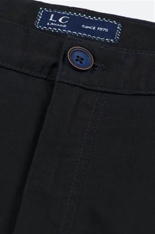 Czarne spodnie męskie chinos 64603 - 35551