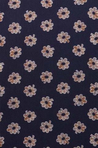 Granatowa koszula w kwiatki 93256 - 355561