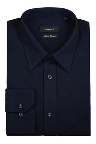 Granatowa koszula męska slim 93241 - 358421