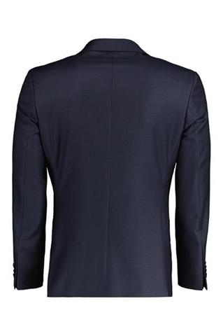 Granatowy garnitur z wełny jagnięcej 35285 - 358581