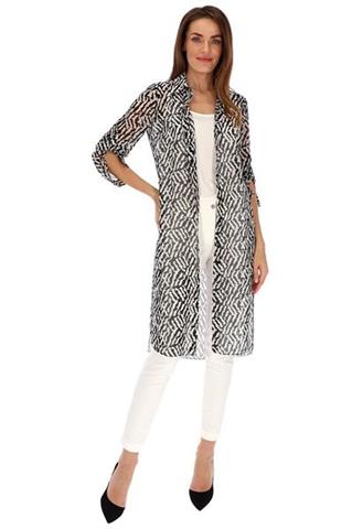 Koszulowa tunika we wzór zebry 58627 - 359821