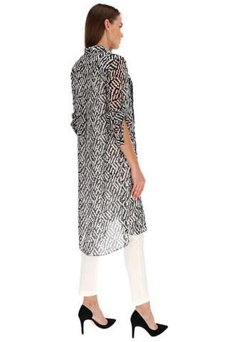 Koszulowa tunika we wzór zebry 58627 - 359831
