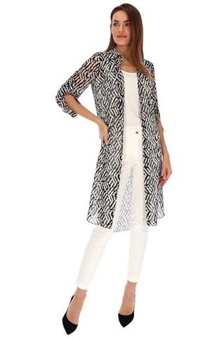 Koszulowa tunika we wzór zebry 58627 - 359851