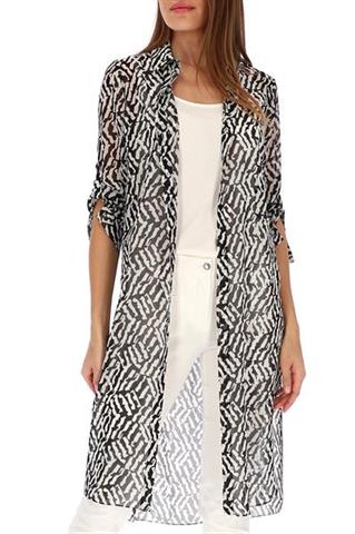 Koszulowa tunika we wzór zebry 58627 - 359861