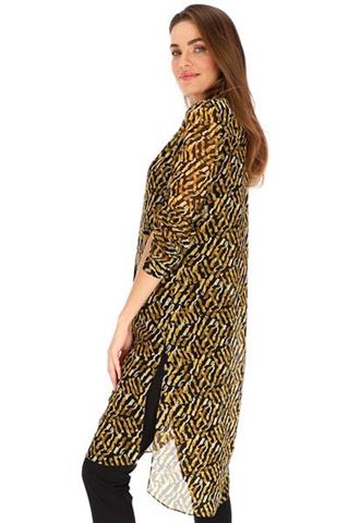 Koszulowa tunika we wzór panterki 58602 - 359961
