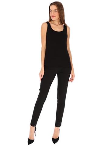 Czarny top damski 58625 - 360731