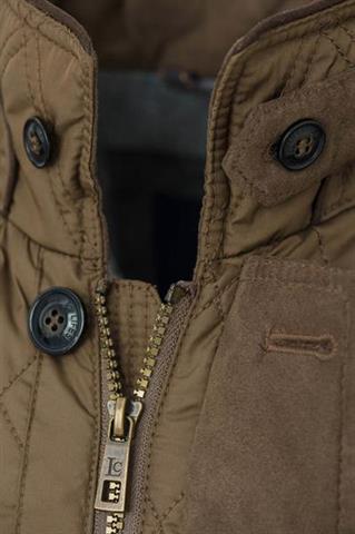 Pikowana kurtka w kolorze khaki 70698 - 36101