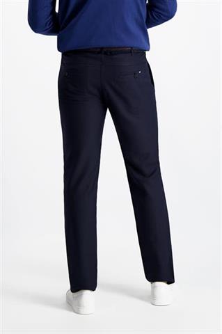 Granatowe spodnie Chinos Monti 64585 - 364721