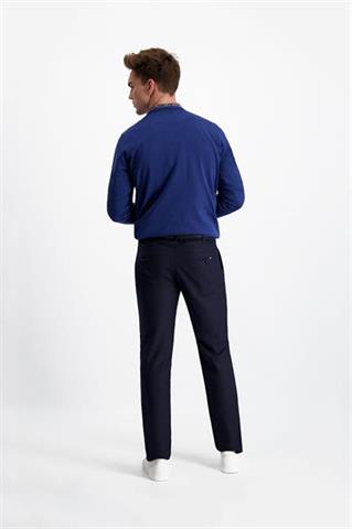 Granatowe spodnie Chinos Monti 64585 - 364731