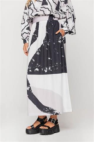 Spódnica maxi we wzory 58647 - 367371