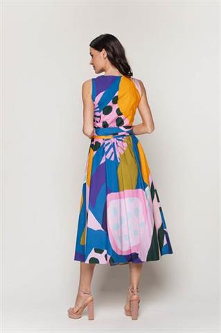 Rozkloszowana sukienka midi 58656 - 367881