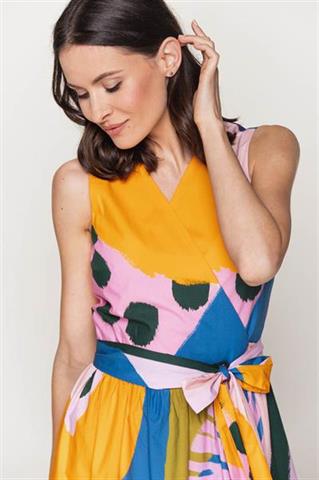 Rozkloszowana sukienka midi 58656 - 367921