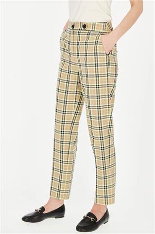 Spodnie damskie w kratę 58669 - 370791