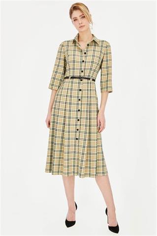 Sukienka w kratę 58671 - 370981