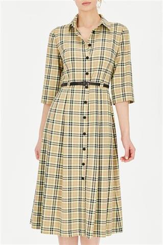 Sukienka w kratę 58671 - 371001