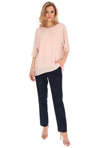Elegancka bluzka w odcieniu pudrowego różu 58675 - 371311