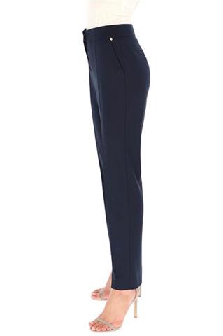 Eleganckie granatowe spodnie damskie 58684 - 372121