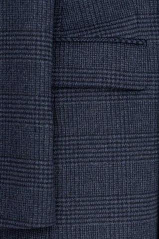 Dwurzędowy płaszcz w kratkę Wiktoria Tweed 84030 - 37591