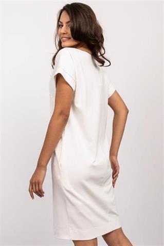 Sukienka casual ze wzorem pepitki 58700 - 375971