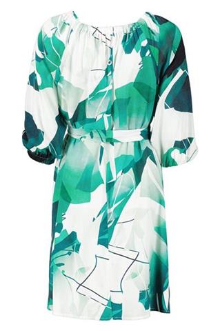 Zwiewna sukienka we wzory 58694 - 376431