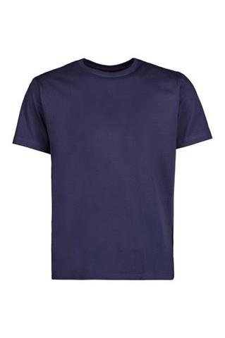 Granatowy t-shirt męski bawełniany 78022 - 380061