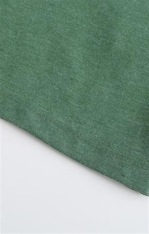 Zielony t-shirt bawełniany V-neck 58735 - 382051