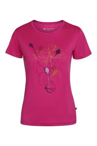 Fuksjowy t-shirt damski Cool Dry 58746 - 384241