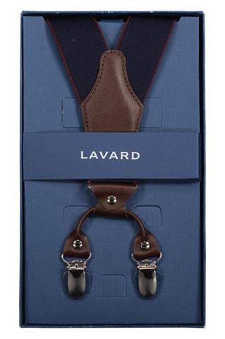 Granatowe szelki męskie 57476 - 385771