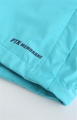 Turkusowa wiosenna kurtka damska z membraną 58716 - 386531