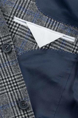 Szara marynarka w kratę Boya Plaid 45144 - 38711