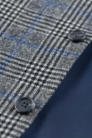 Szara marynarka w kratę Boya Plaid 45144 - 38721