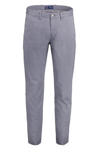 Szare spodnie męskie chinos w mikro wzór 64217 - 388701