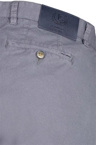 Szare spodnie męskie chinos w mikro wzór 64217 - 388721