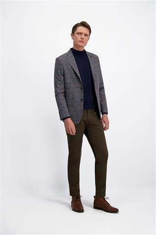 Marynarka męska z wełną jagnięcą i z lnem 46145 - 388921