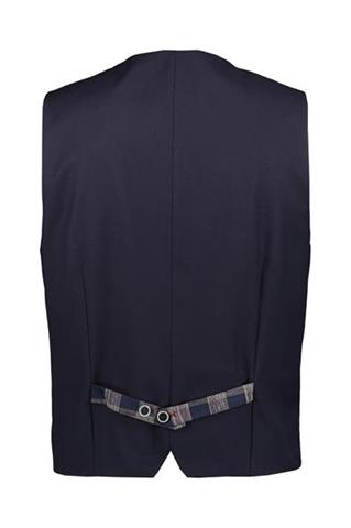 Granatowa kamizelka w kratę 10163 - 389011